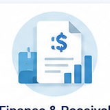 Finance and receivables AI solution illustration